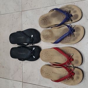 Vionic Bella Sandals 3 Pairs Size 5